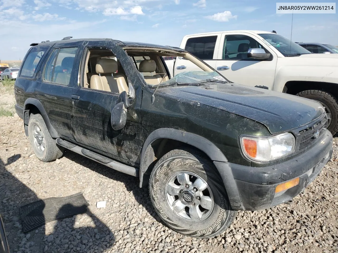 1998 Nissan Pathfinder Le VIN: JN8AR05Y2WW261214 Lot: 70655464