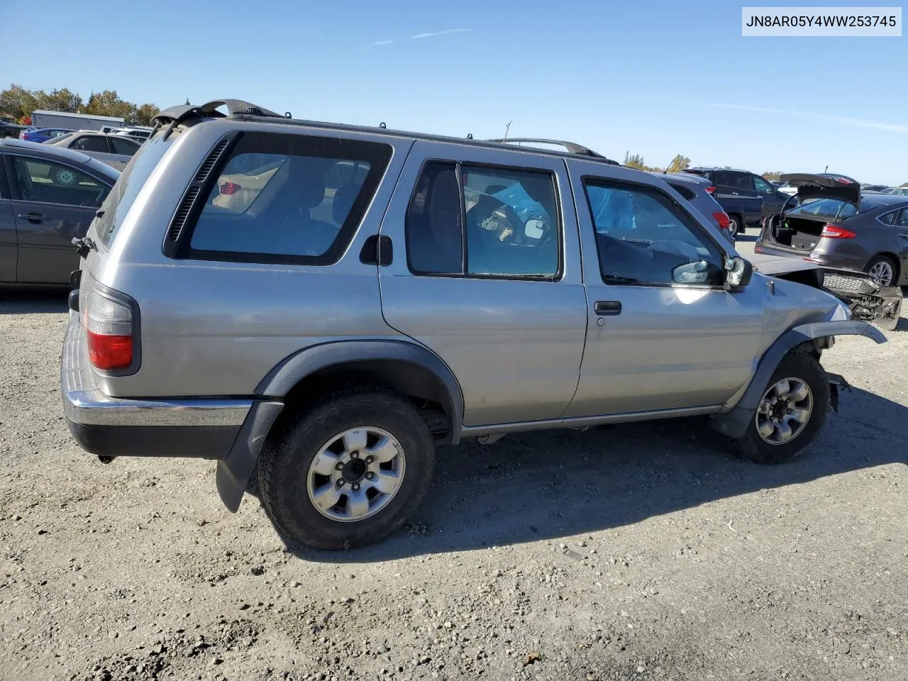 1998 Nissan Pathfinder Le VIN: JN8AR05Y4WW253745 Lot: 79138344