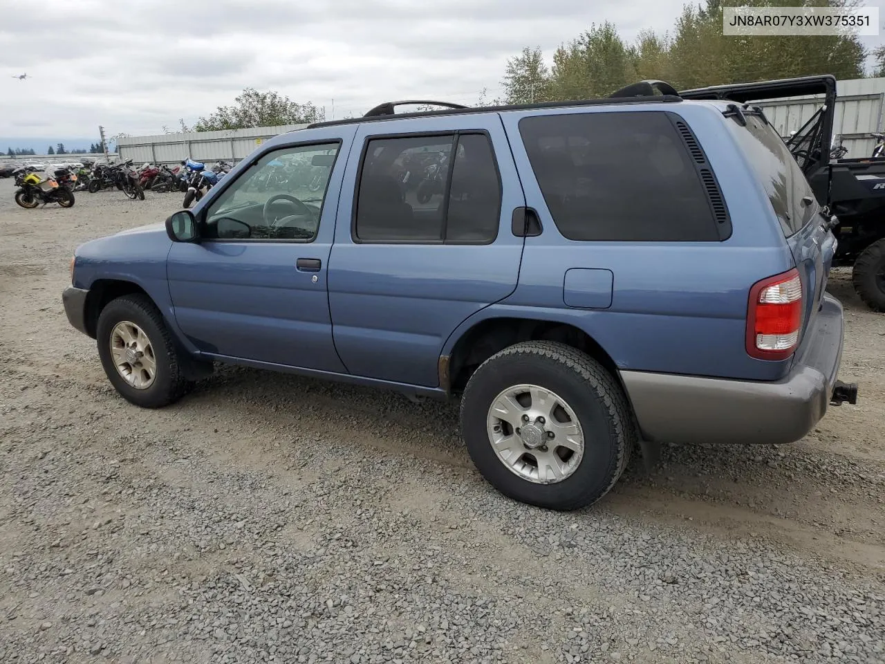 1999 Nissan Pathfinder Le VIN: JN8AR07Y3XW375351 Lot: 70314034