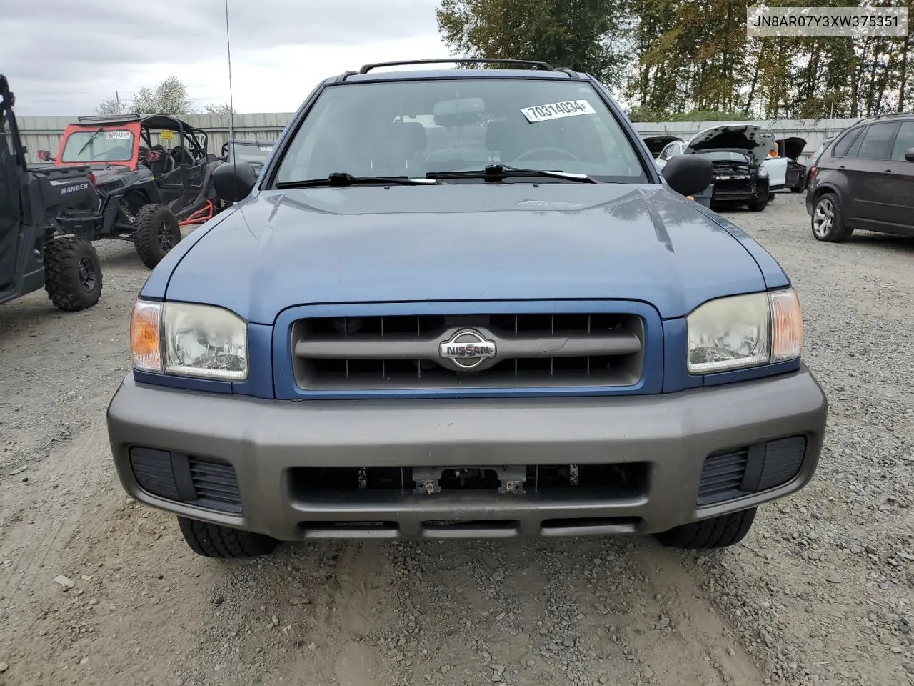 1999 Nissan Pathfinder Le VIN: JN8AR07Y3XW375351 Lot: 70314034