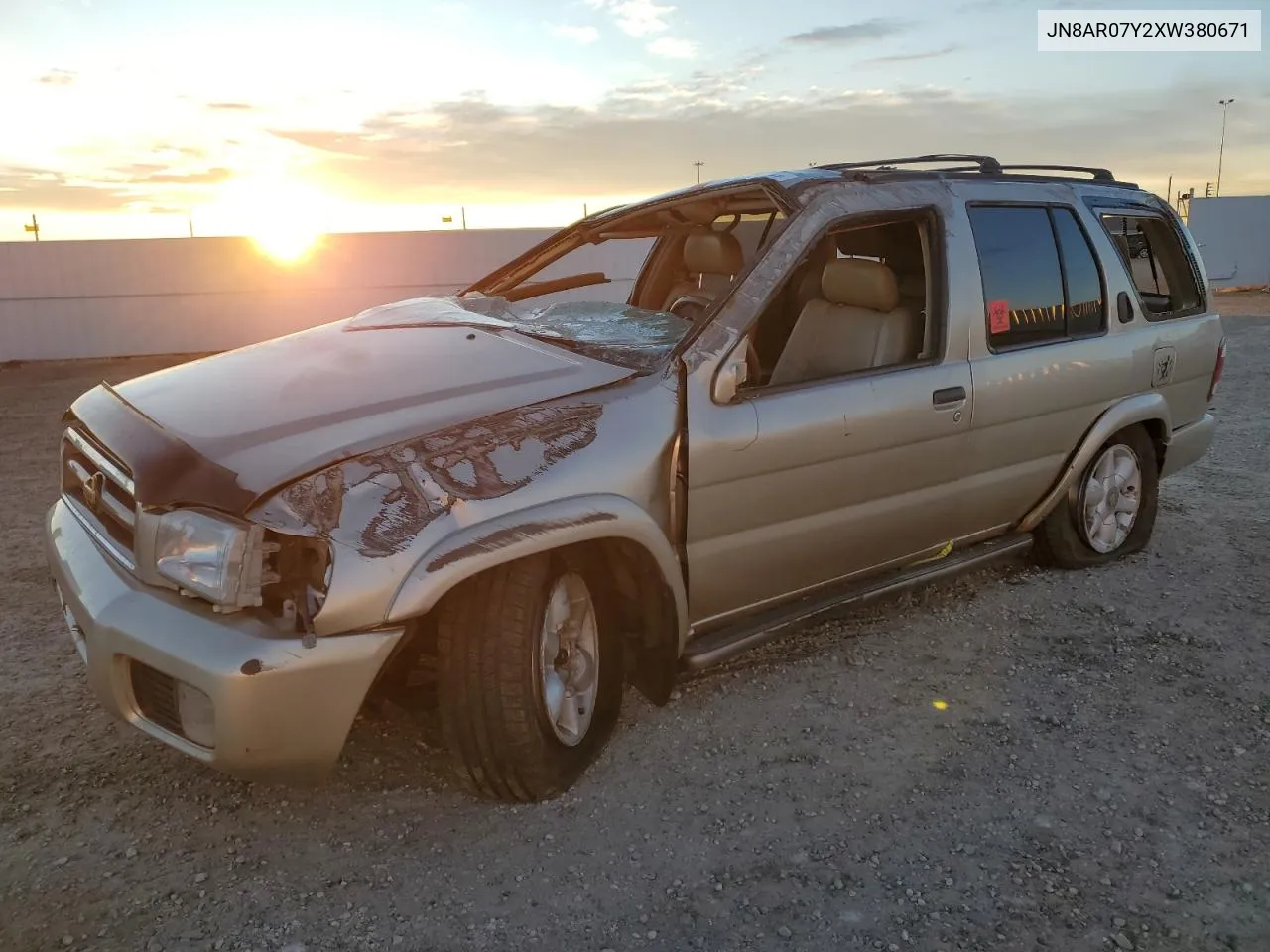 1999 Nissan Pathfinder Le VIN: JN8AR07Y2XW380671 Lot: 75745234