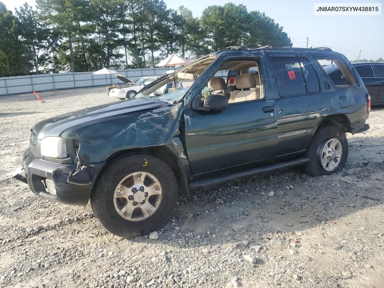 2000 Nissan Pathfinder Le VIN: JN8AR07SXYW438815 Lot: 65724264