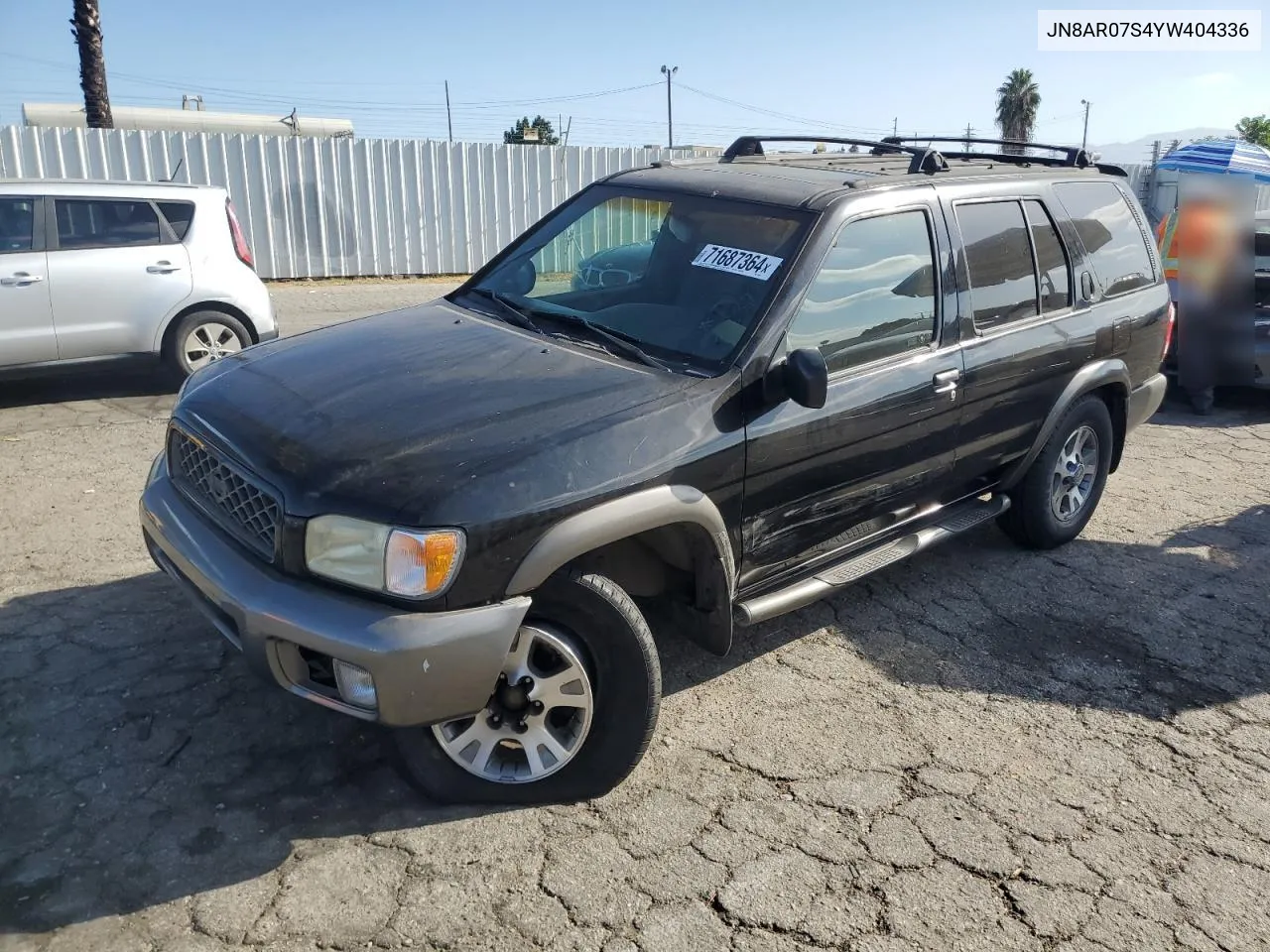 2000 Nissan Pathfinder Le VIN: JN8AR07S4YW404336 Lot: 71687364