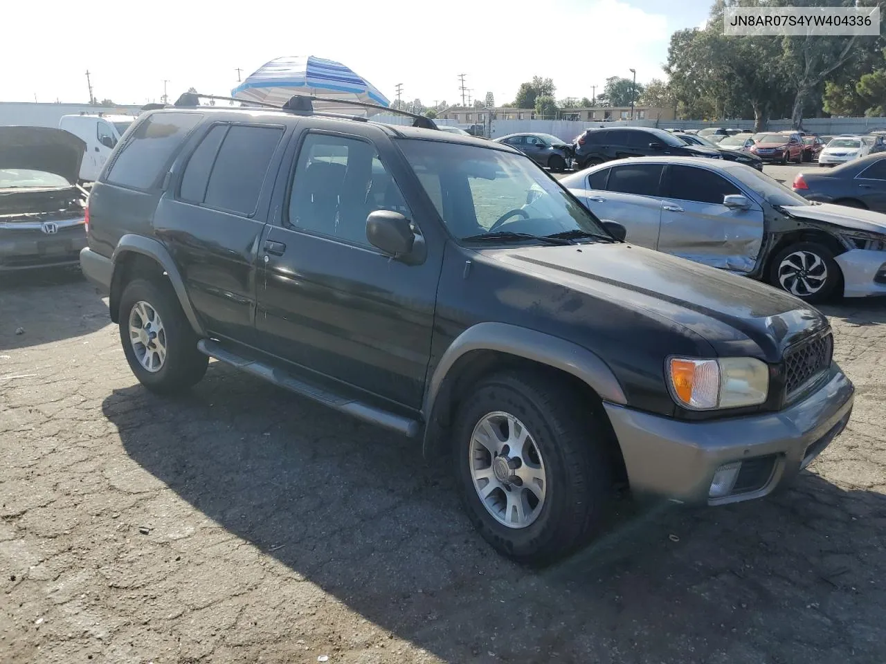 2000 Nissan Pathfinder Le VIN: JN8AR07S4YW404336 Lot: 71687364