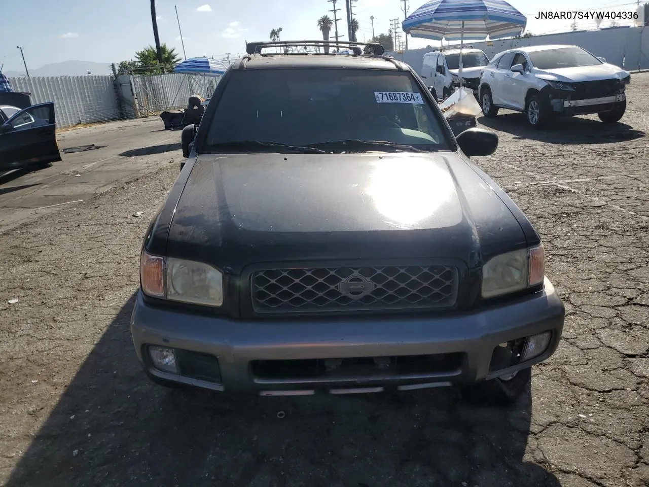 2000 Nissan Pathfinder Le VIN: JN8AR07S4YW404336 Lot: 71687364