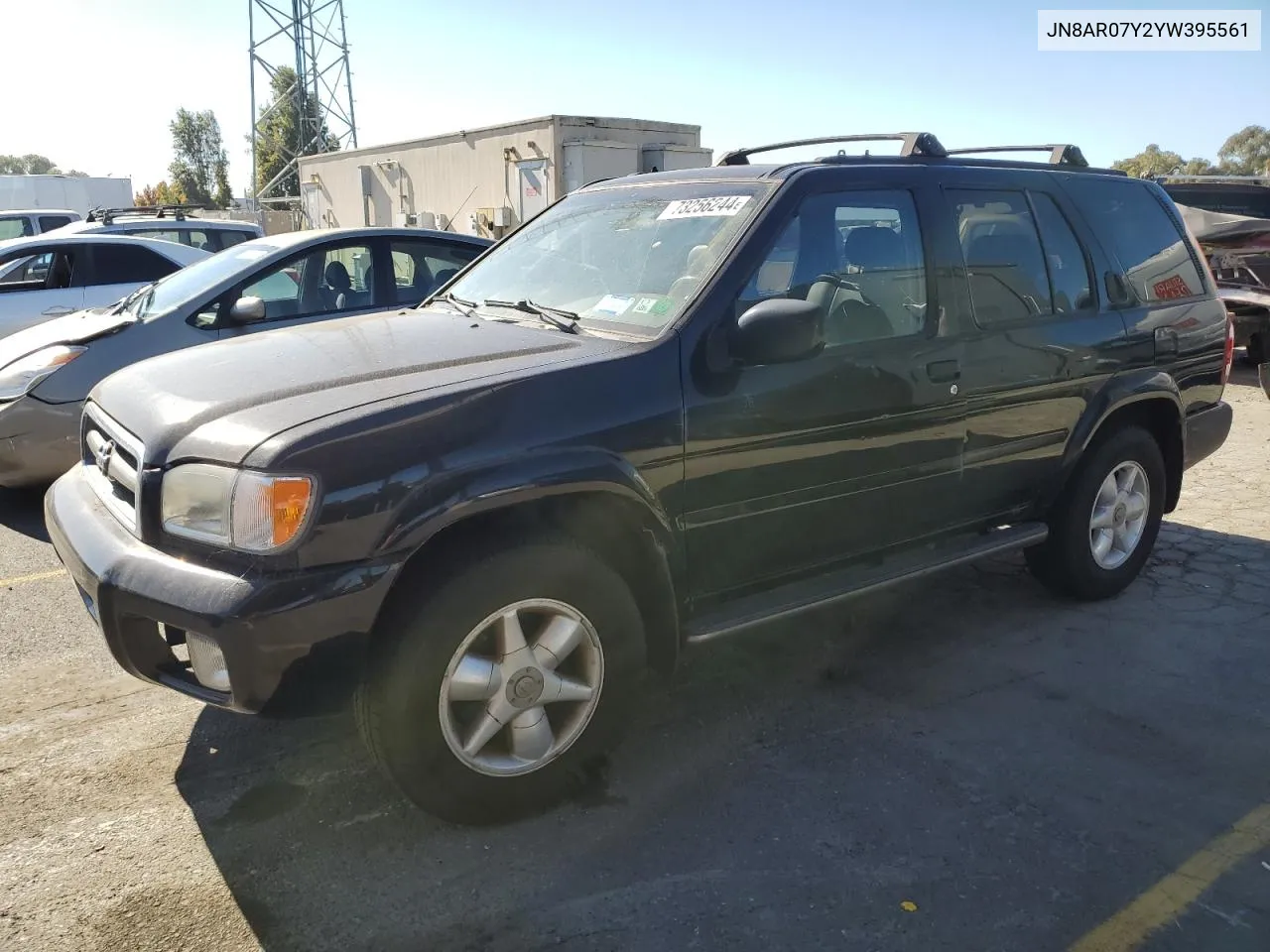 2000 Nissan Pathfinder Le VIN: JN8AR07Y2YW395561 Lot: 73256244