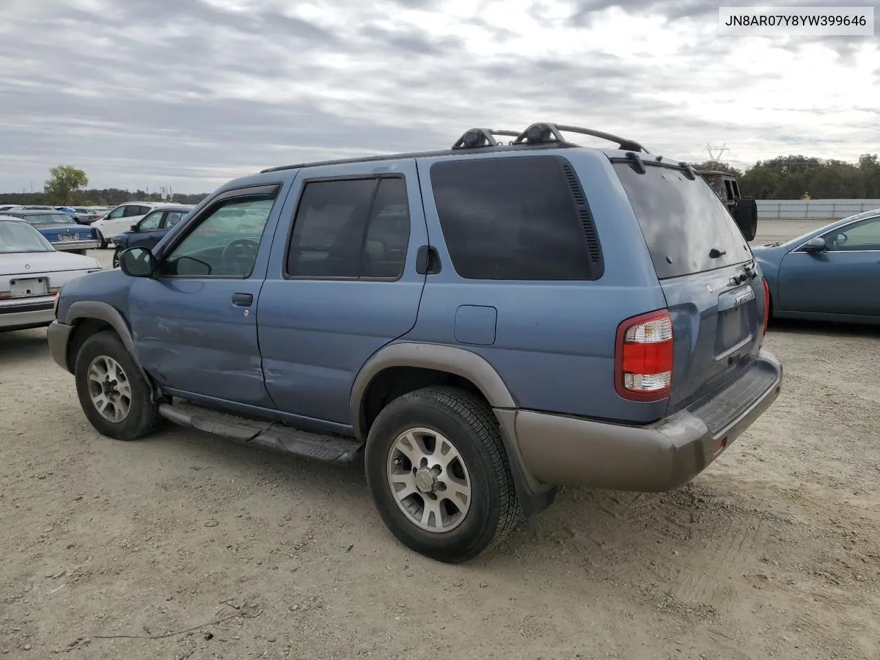 2000 Nissan Pathfinder Le VIN: JN8AR07Y8YW399646 Lot: 76625114