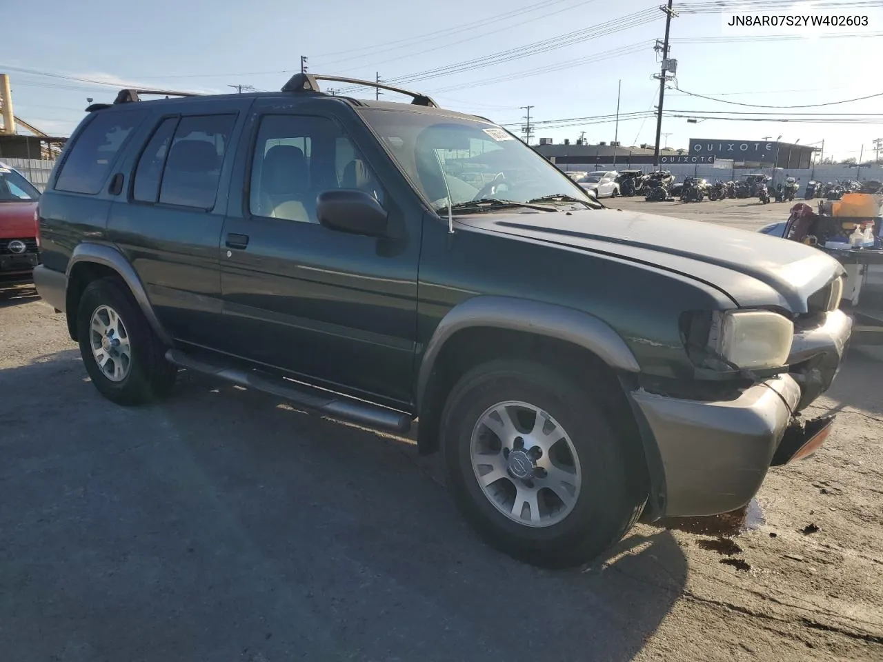 2000 Nissan Pathfinder Le VIN: JN8AR07S2YW402603 Lot: 78673514