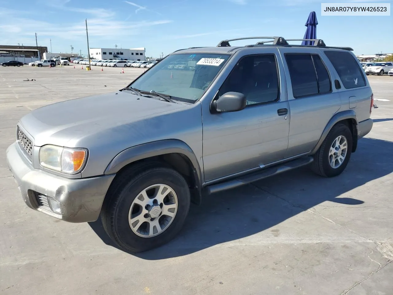 2000 Nissan Pathfinder Le VIN: JN8AR07Y8YW426523 Lot: 79533214