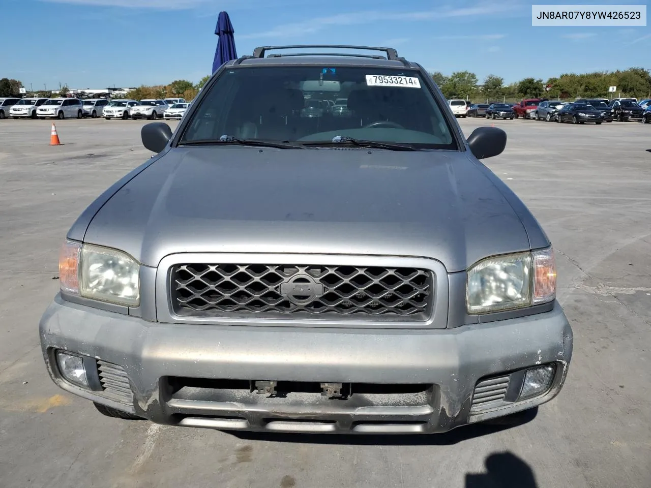 2000 Nissan Pathfinder Le VIN: JN8AR07Y8YW426523 Lot: 79533214