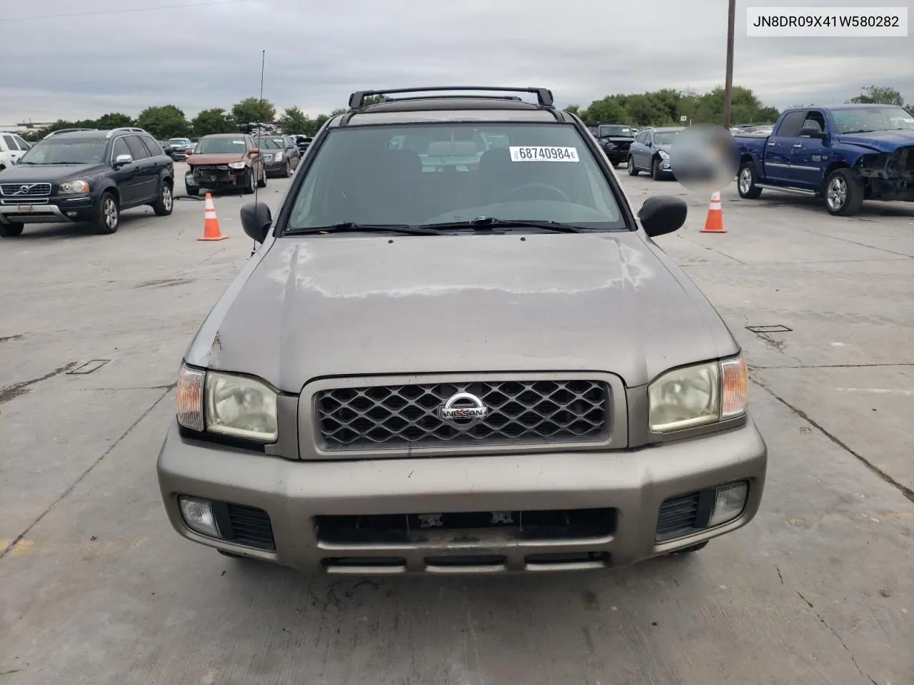 2001 Nissan Pathfinder Le VIN: JN8DR09X41W580282 Lot: 68740984