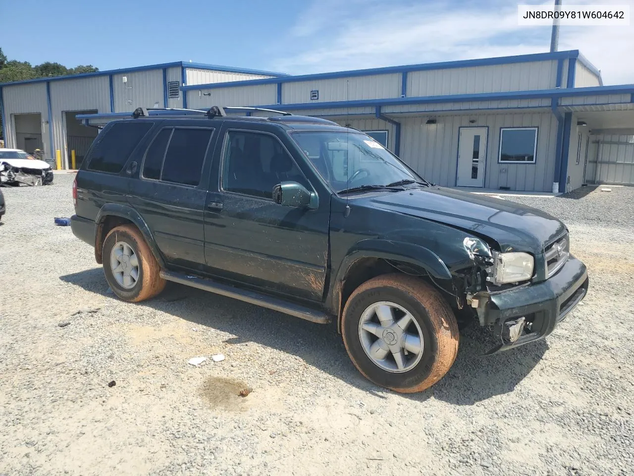 2001 Nissan Pathfinder Le VIN: JN8DR09Y81W604642 Lot: 68876774