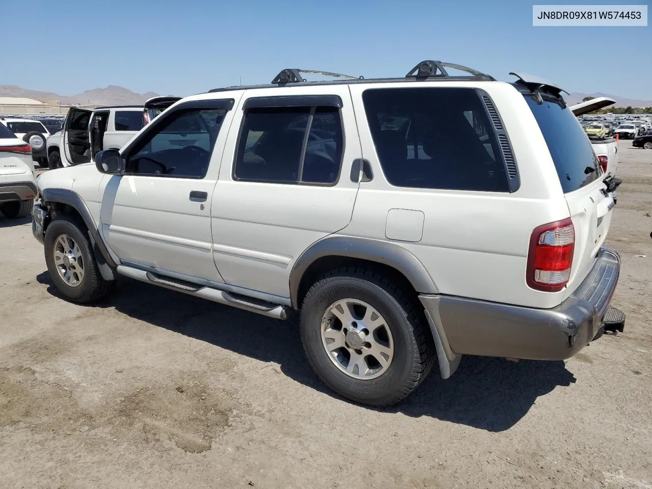 2001 Nissan Pathfinder Le VIN: JN8DR09X81W574453 Lot: 68941114