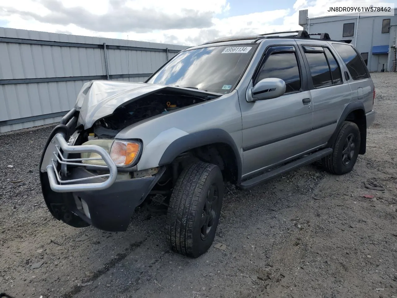 2001 Nissan Pathfinder Le VIN: JN8DR09Y61W578462 Lot: 69561134