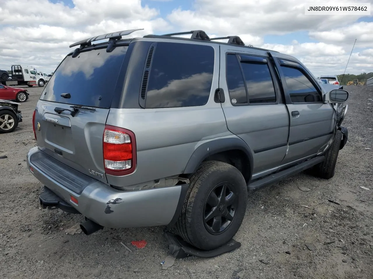 2001 Nissan Pathfinder Le VIN: JN8DR09Y61W578462 Lot: 69561134