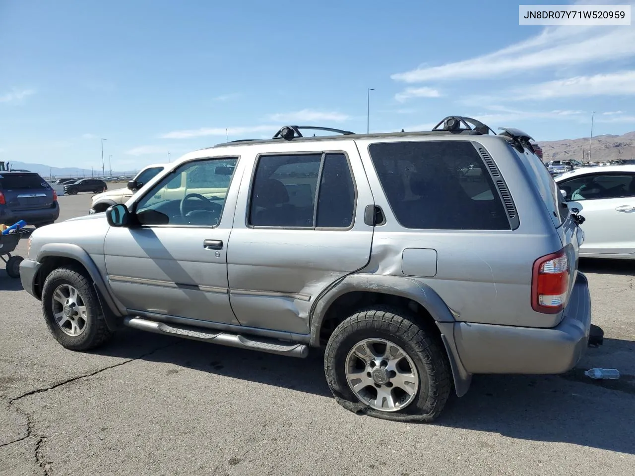 2001 Nissan Pathfinder Le VIN: JN8DR07Y71W520959 Lot: 72599614