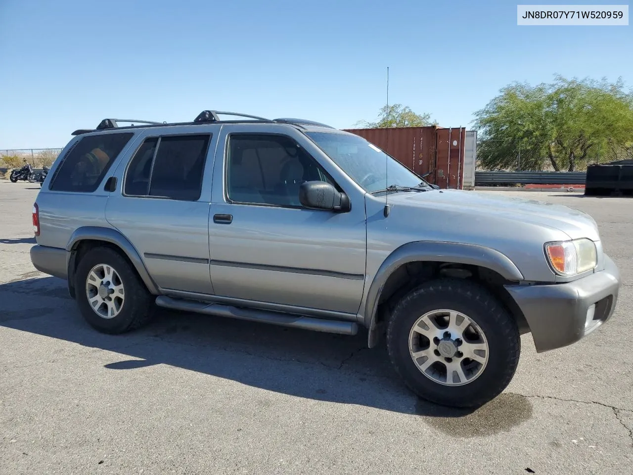 2001 Nissan Pathfinder Le VIN: JN8DR07Y71W520959 Lot: 72599614