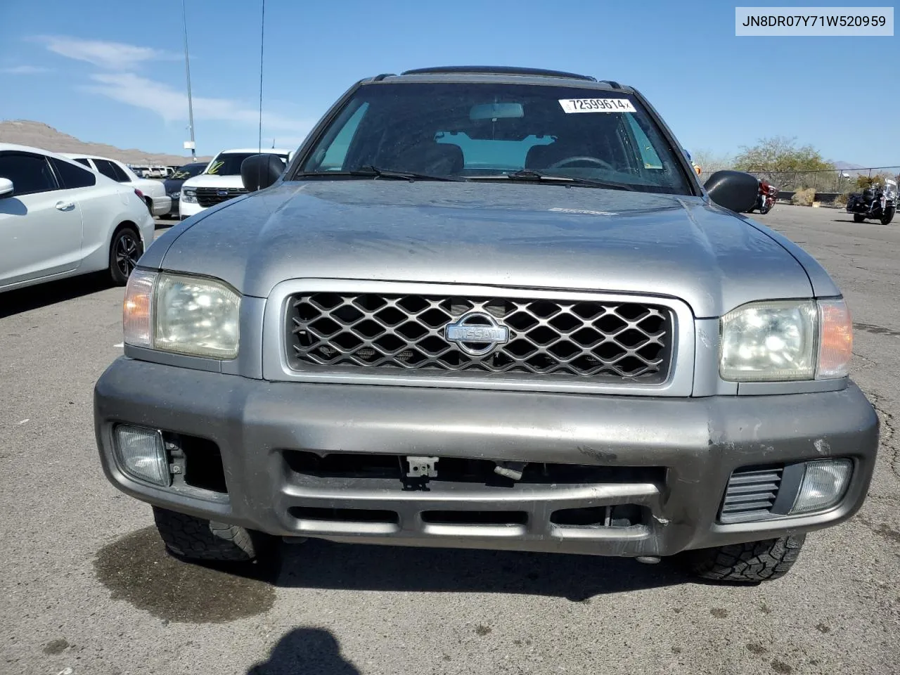 2001 Nissan Pathfinder Le VIN: JN8DR07Y71W520959 Lot: 72599614