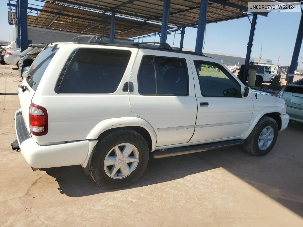 2001 Nissan Pathfinder Le VIN: JN8DR07Y21W524241 Lot: 75649634