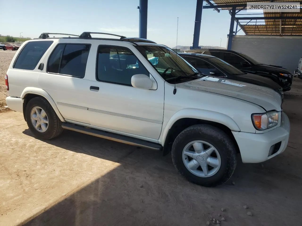 2001 Nissan Pathfinder Le VIN: JN8DR07Y21W524241 Lot: 75649634