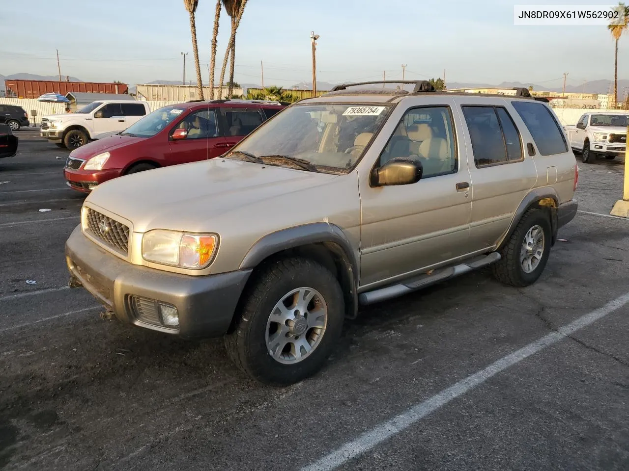 2001 Nissan Pathfinder Le VIN: JN8DR09X61W562902 Lot: 79365754