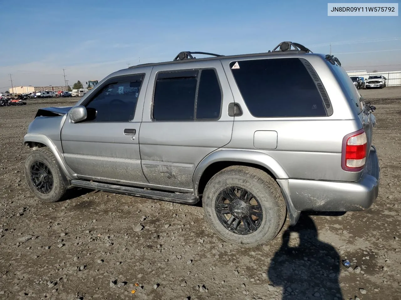 2001 Nissan Pathfinder Le VIN: JN8DR09Y11W575792 Lot: 79534514