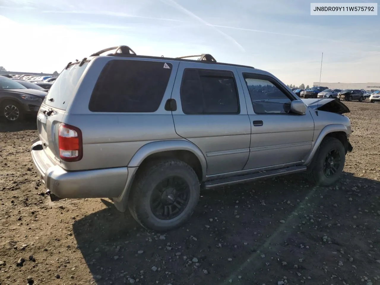 2001 Nissan Pathfinder Le VIN: JN8DR09Y11W575792 Lot: 79534514