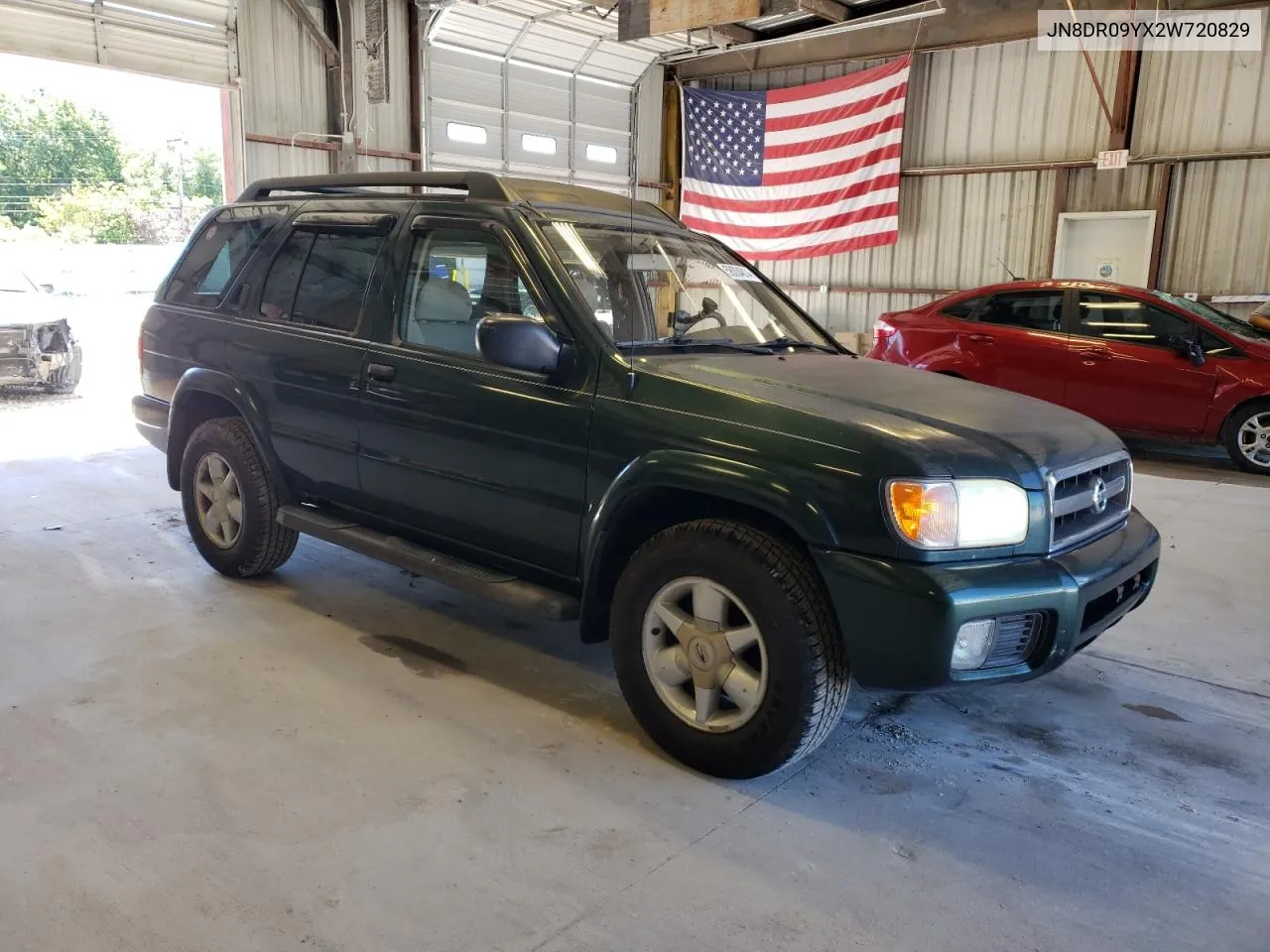 2002 Nissan Pathfinder Le VIN: JN8DR09YX2W720829 Lot: 58004814