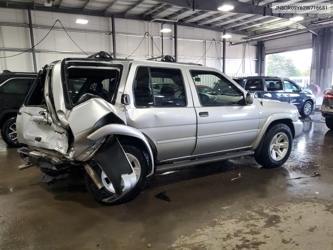 2002 Nissan Pathfinder Le VIN: JN8DR09Y62W716681 Lot: 66349004