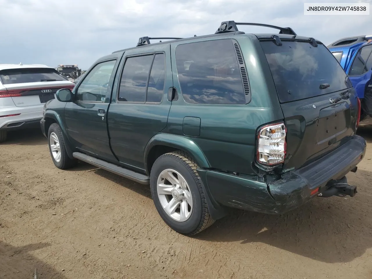 2002 Nissan Pathfinder Le VIN: JN8DR09Y42W745838 Lot: 70882754