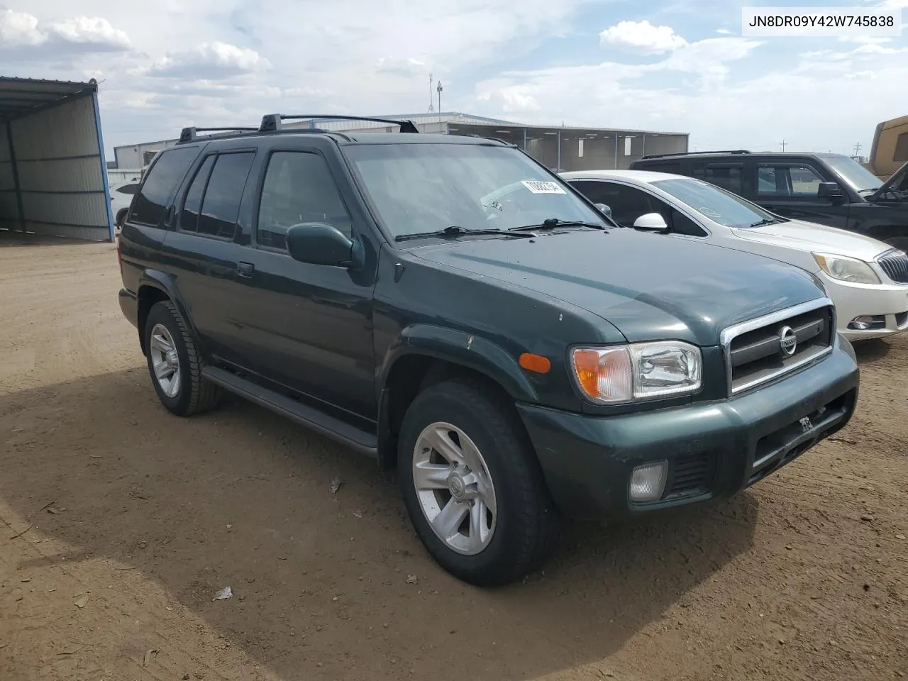 2002 Nissan Pathfinder Le VIN: JN8DR09Y42W745838 Lot: 70882754