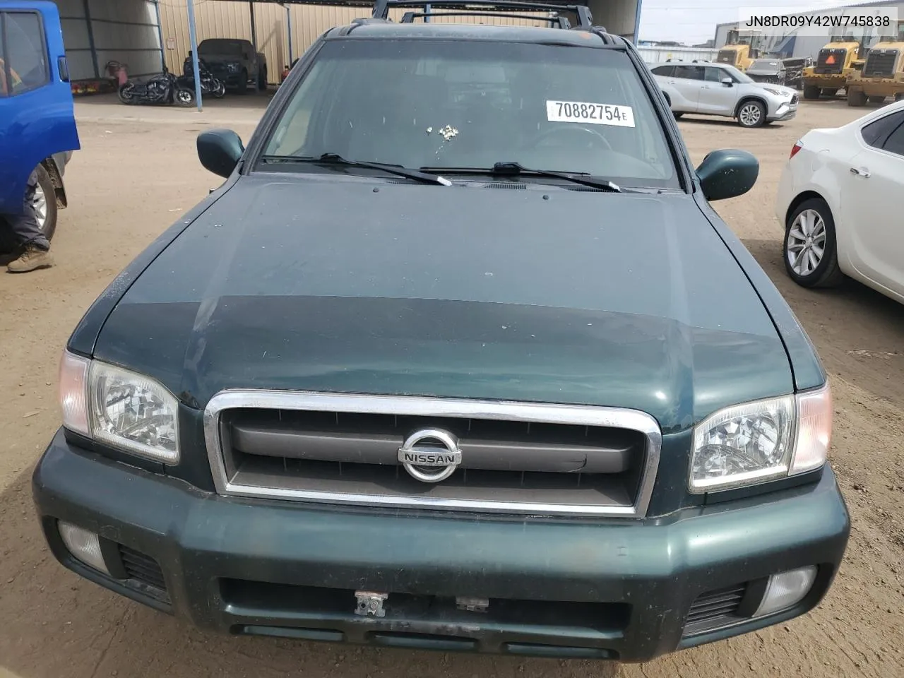 2002 Nissan Pathfinder Le VIN: JN8DR09Y42W745838 Lot: 70882754