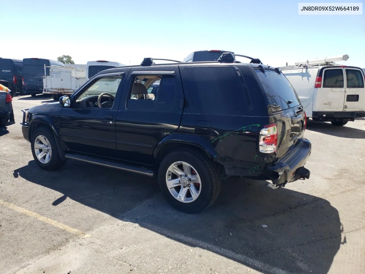 2002 Nissan Pathfinder Le VIN: JN8DR09X52W664189 Lot: 71672344