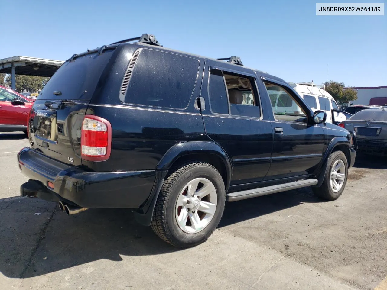 2002 Nissan Pathfinder Le VIN: JN8DR09X52W664189 Lot: 71672344