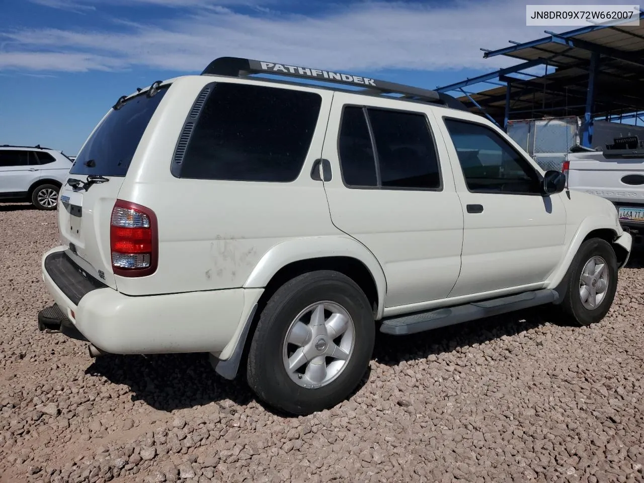 2002 Nissan Pathfinder Le VIN: JN8DR09X72W662007 Lot: 72463454