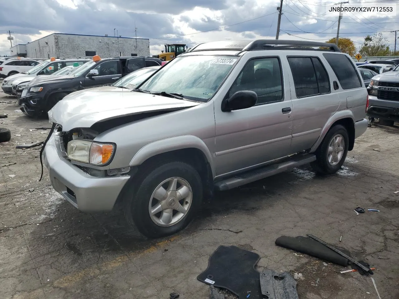 2002 Nissan Pathfinder Le VIN: JN8DR09YX2W712553 Lot: 75733774