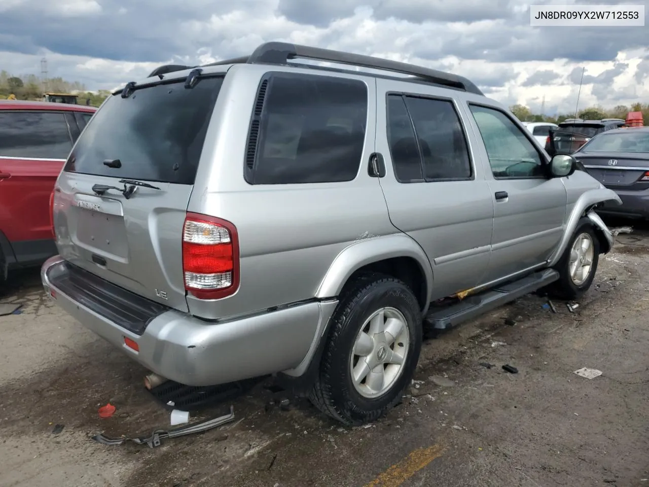 2002 Nissan Pathfinder Le VIN: JN8DR09YX2W712553 Lot: 75733774