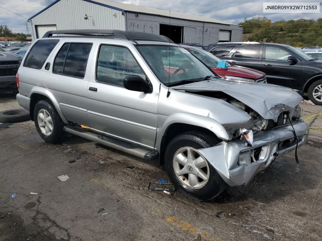 2002 Nissan Pathfinder Le VIN: JN8DR09YX2W712553 Lot: 75733774