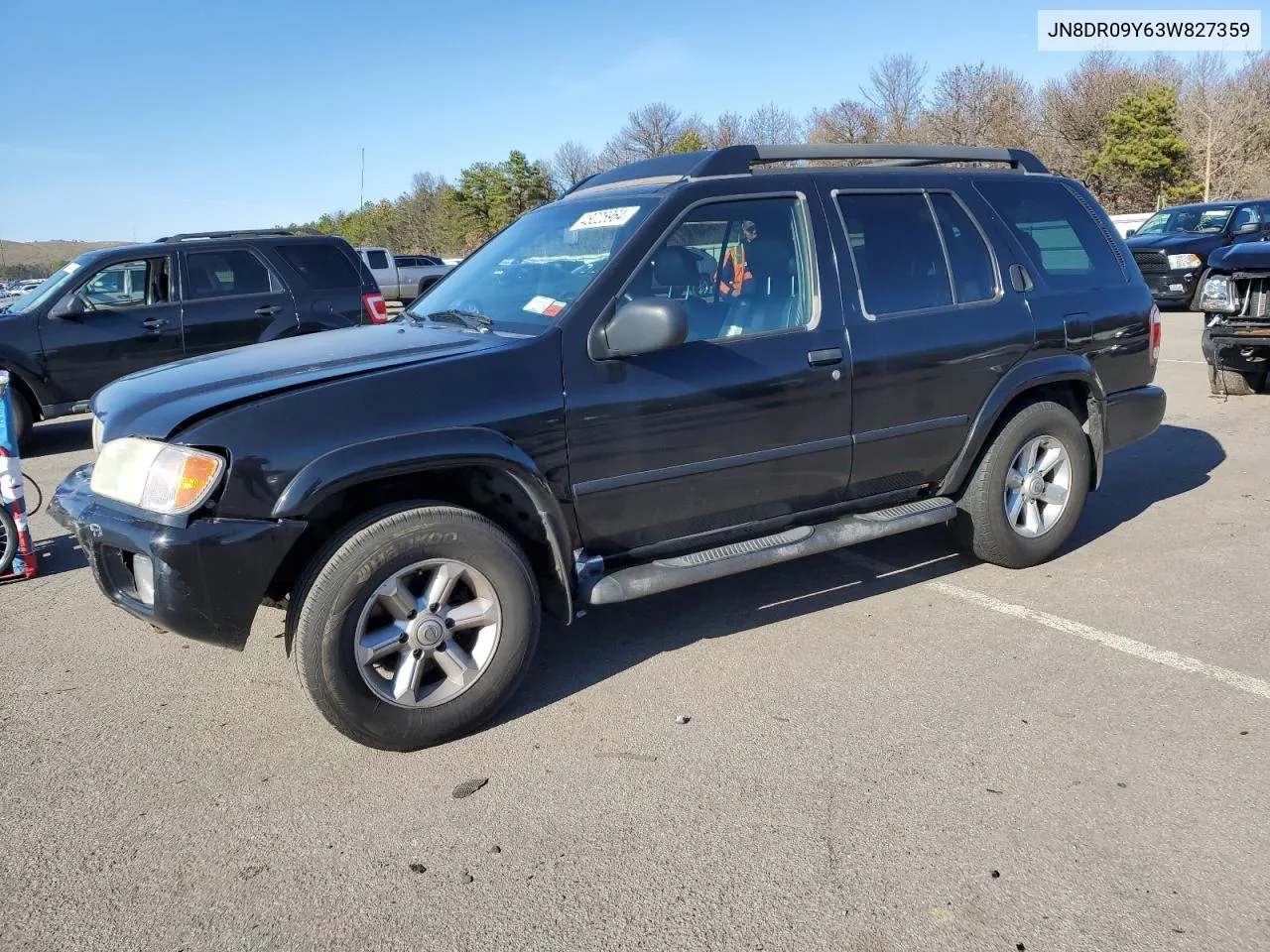 2003 Nissan Pathfinder Le VIN: JN8DR09Y63W827359 Lot: 48225964