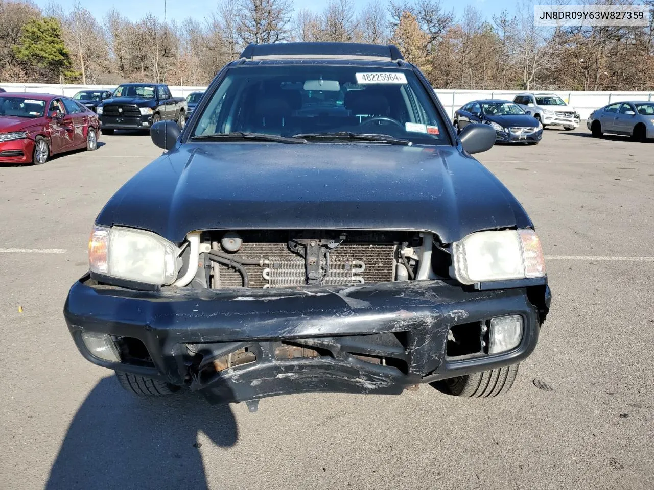 2003 Nissan Pathfinder Le VIN: JN8DR09Y63W827359 Lot: 48225964