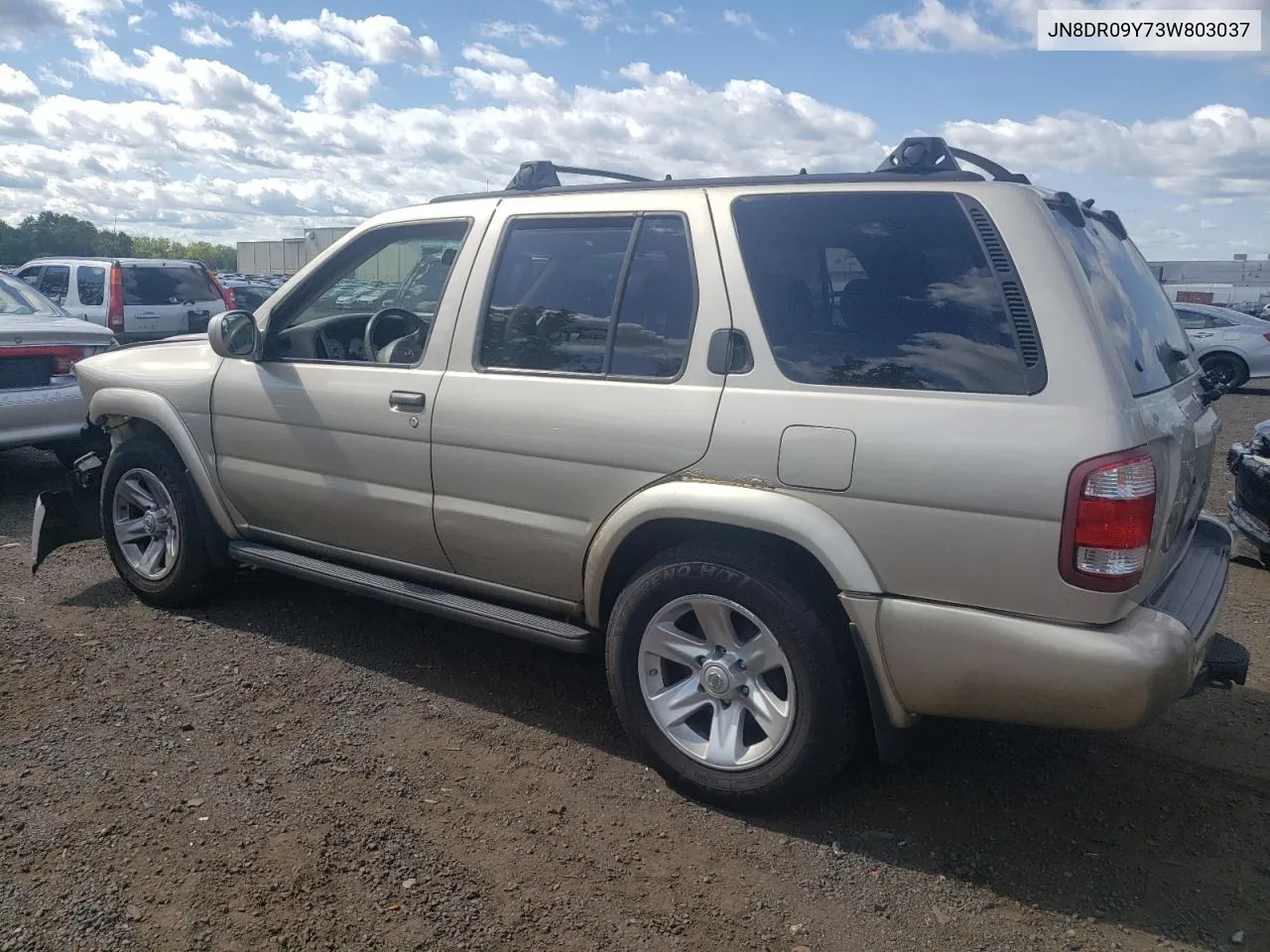 2003 Nissan Pathfinder Le VIN: JN8DR09Y73W803037 Lot: 66901554