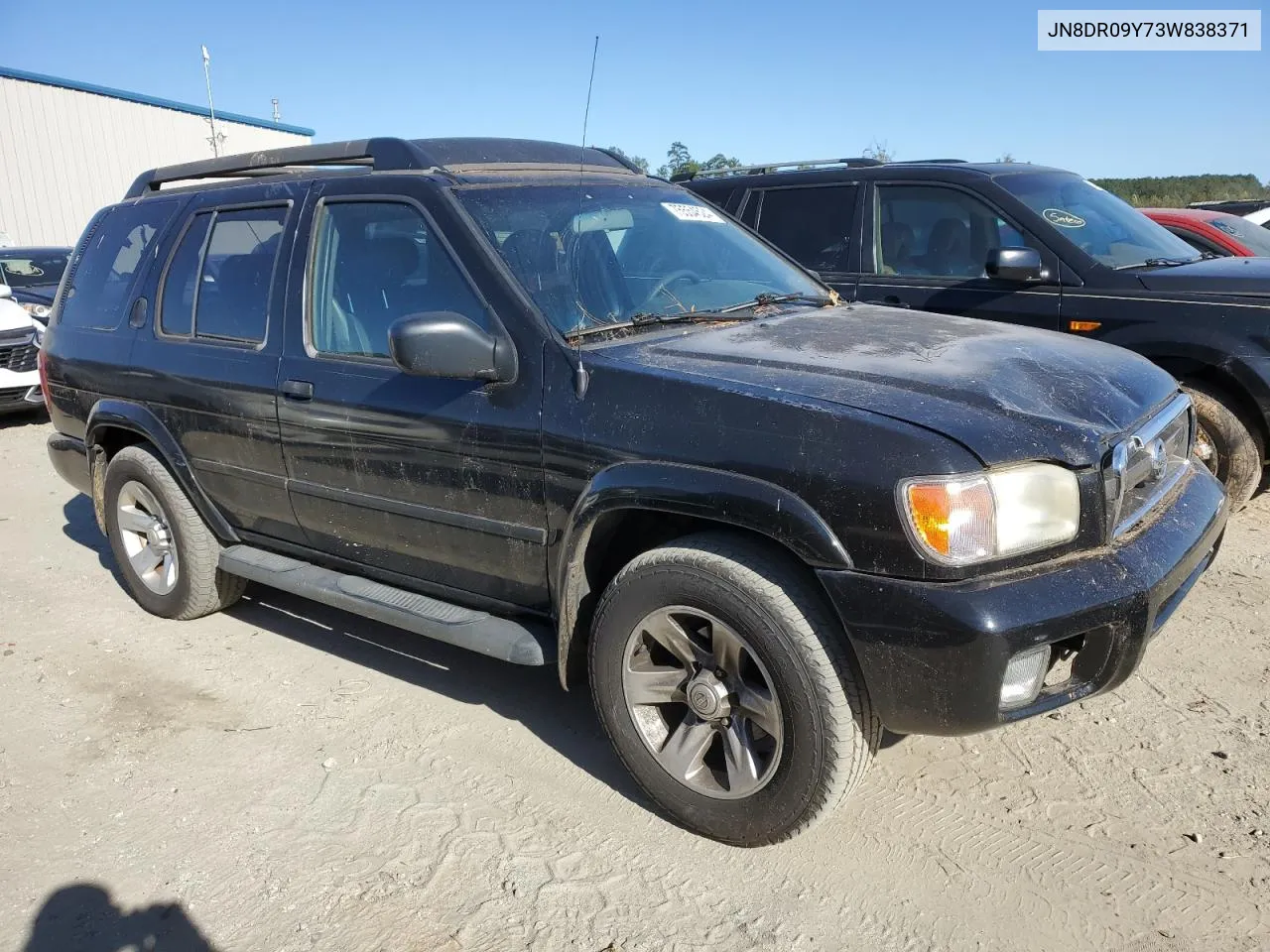 2003 Nissan Pathfinder Le VIN: JN8DR09Y73W838371 Lot: 75554524