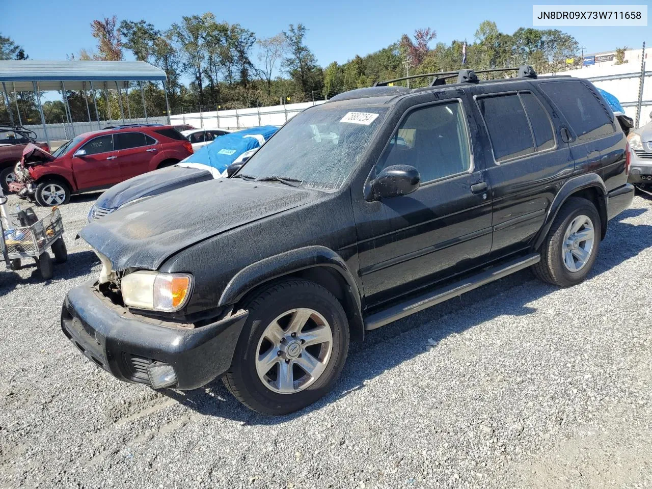 2003 Nissan Pathfinder Le VIN: JN8DR09X73W711658 Lot: 75887254