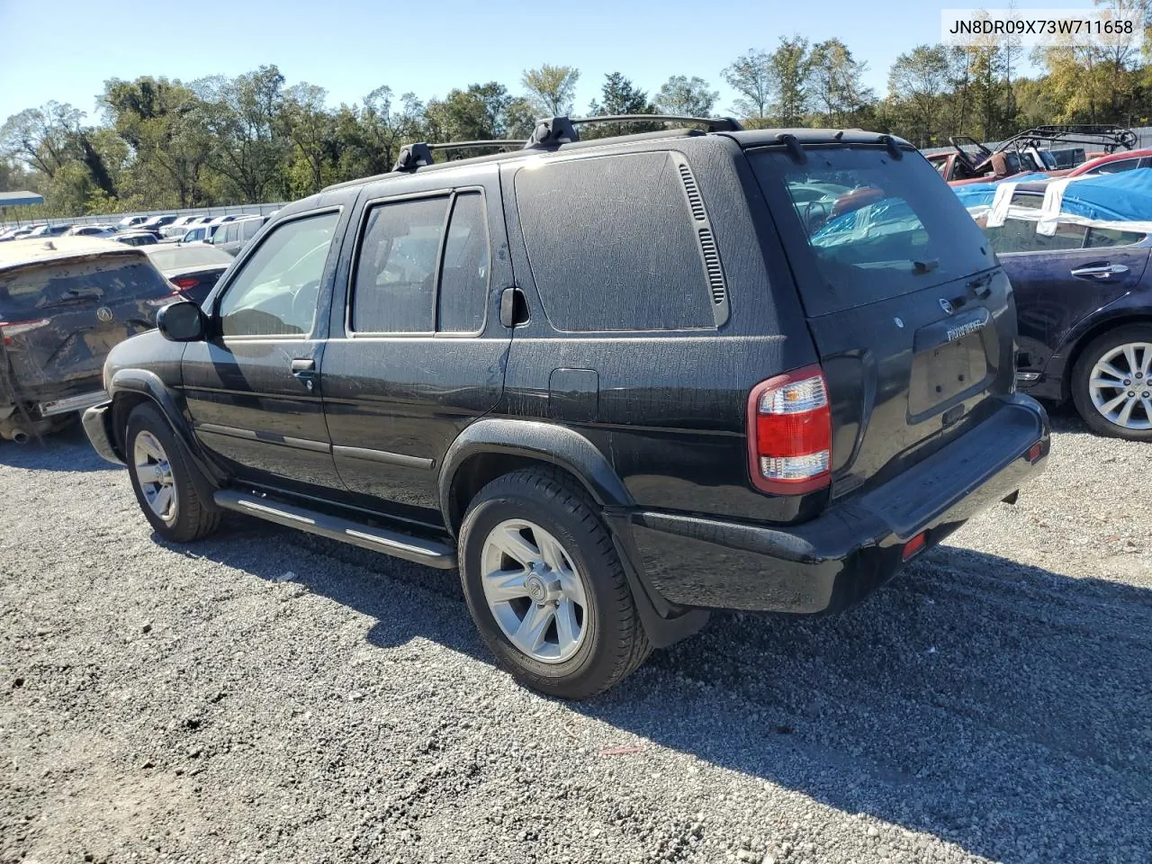 2003 Nissan Pathfinder Le VIN: JN8DR09X73W711658 Lot: 75887254