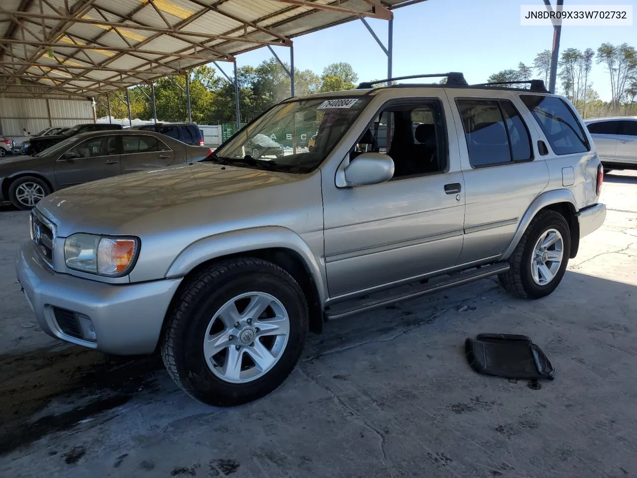 2003 Nissan Pathfinder Le VIN: JN8DR09X33W702732 Lot: 76400884