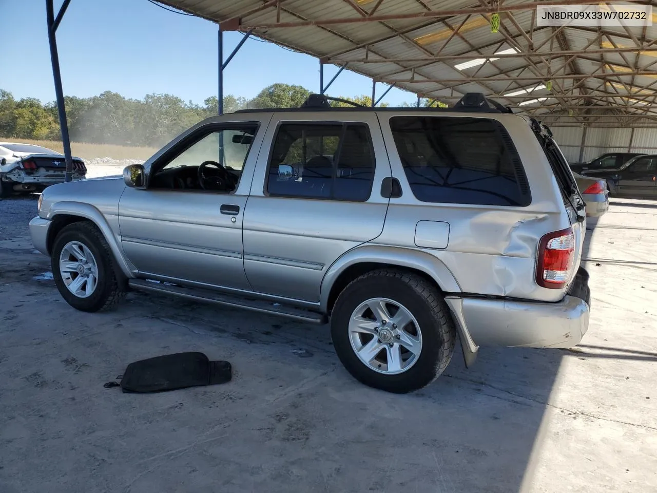 2003 Nissan Pathfinder Le VIN: JN8DR09X33W702732 Lot: 76400884