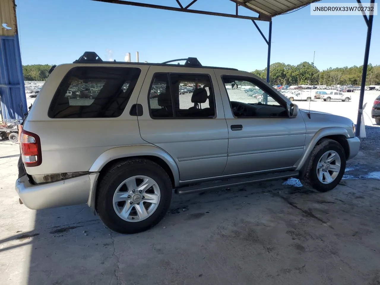 2003 Nissan Pathfinder Le VIN: JN8DR09X33W702732 Lot: 76400884