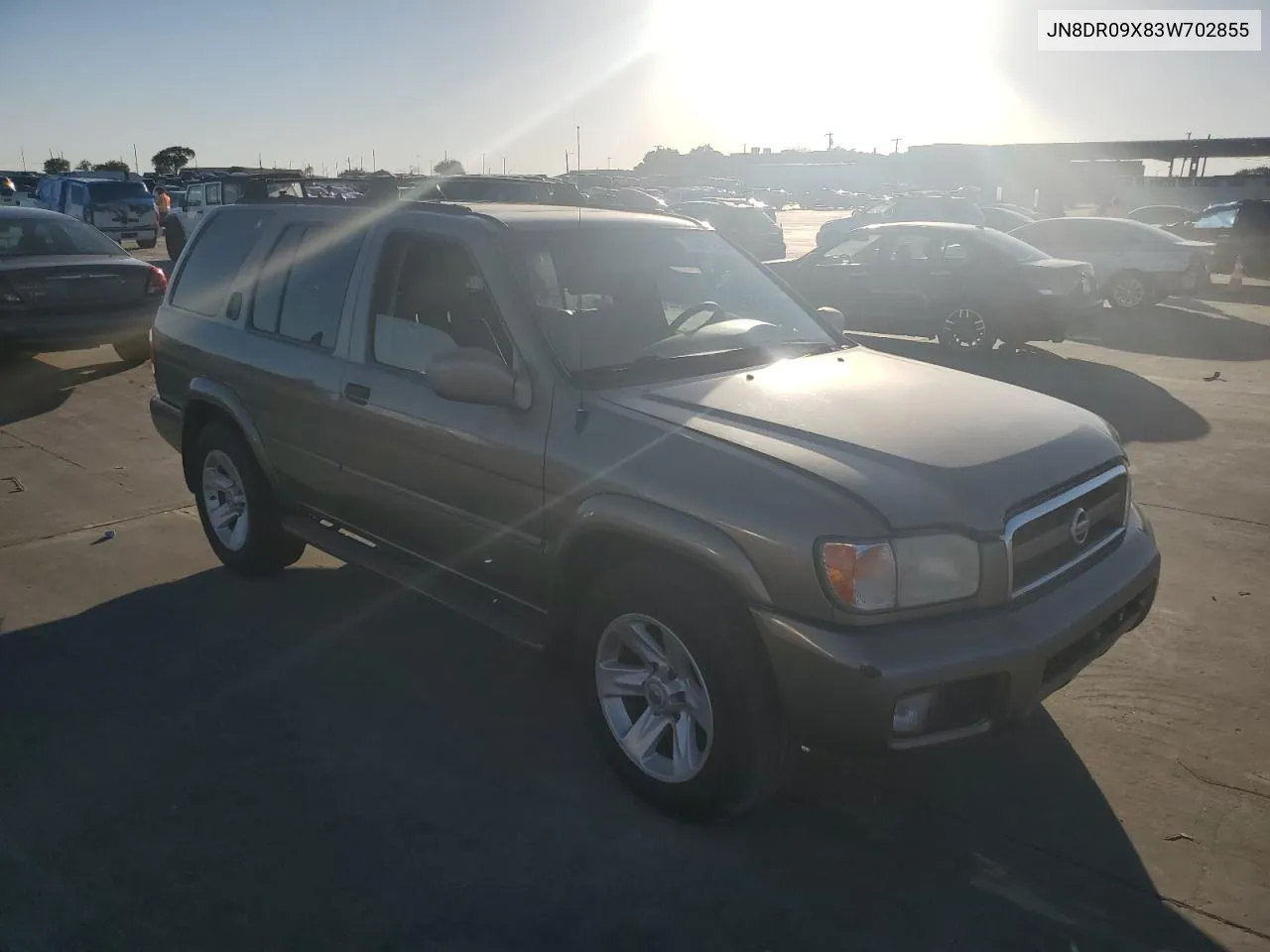 2003 Nissan Pathfinder Le VIN: JN8DR09X83W702855 Lot: 79695174