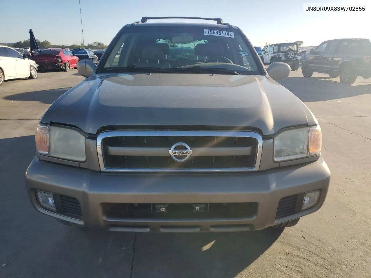 2003 Nissan Pathfinder Le VIN: JN8DR09X83W702855 Lot: 79695174