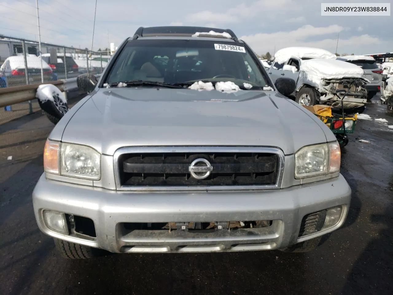 2003 Nissan Pathfinder Le VIN: JN8DR09Y23W838844 Lot: 79879824